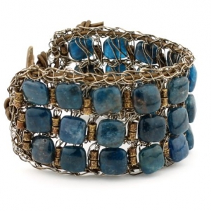 Wide Apatite Cuff